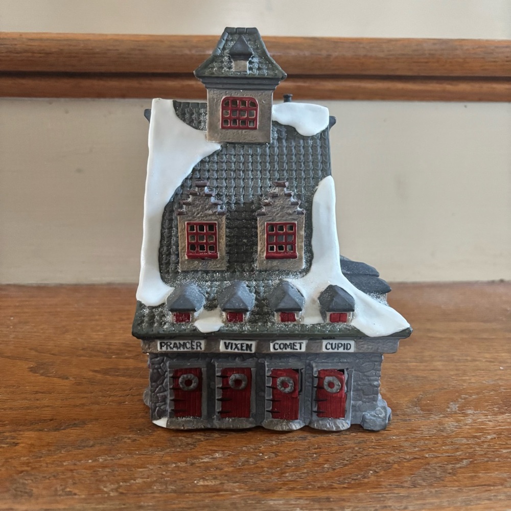 Department 56 “Reindeer Barn,” from North Pole Series